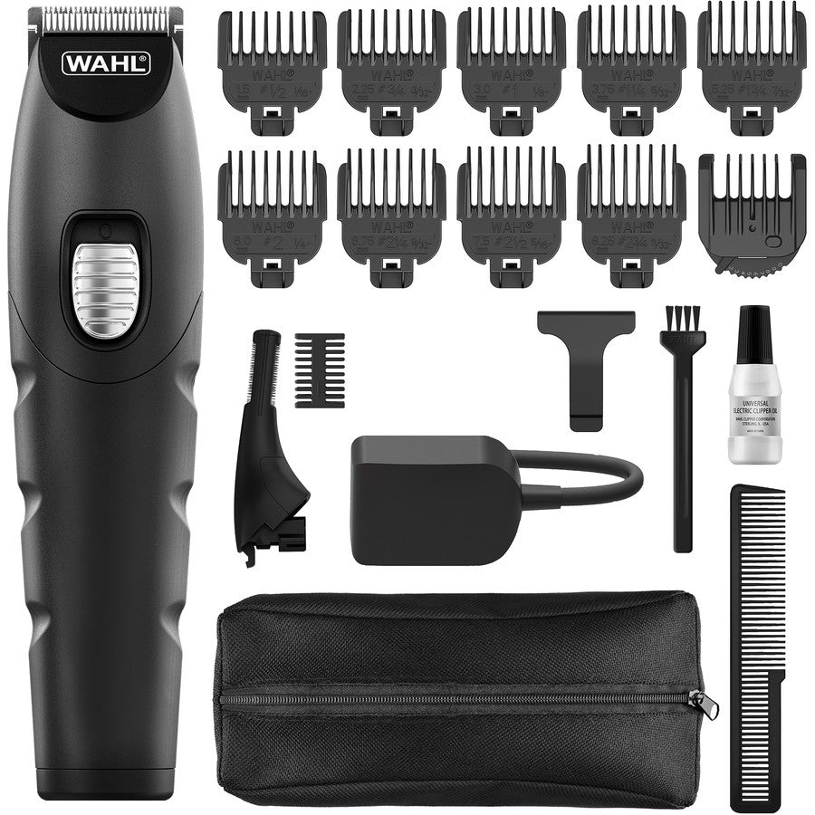 Wahl Men's Beard Trimmer Clipper Multi Lithium Grooming Kit Ear Nose Eyebrow, Cordless 2 Hour Rechargeable Clipper