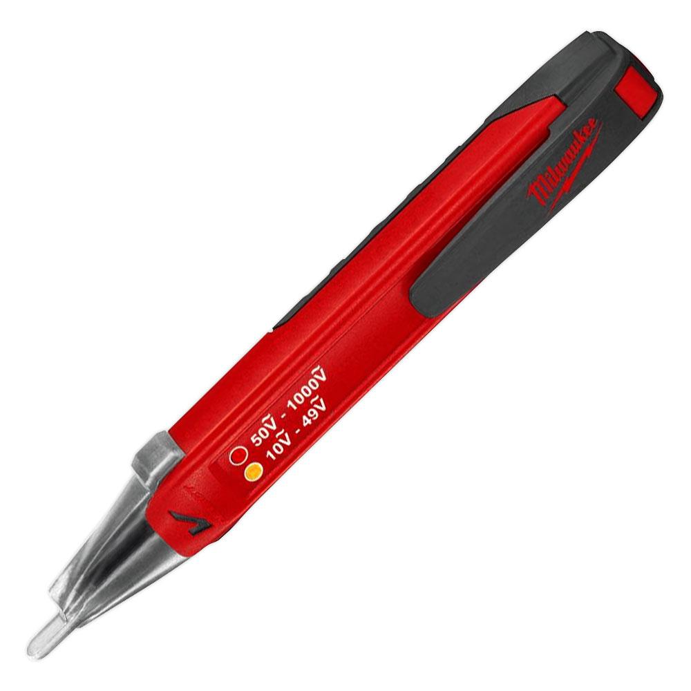 Milwaukee Dual Range Voltage Detector Tester | Portable Handheld Power Current Pen