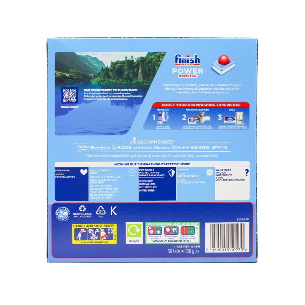350x Finish Powerball Tablets Dish Washing Home Office Dishwashing Tabs Lemon