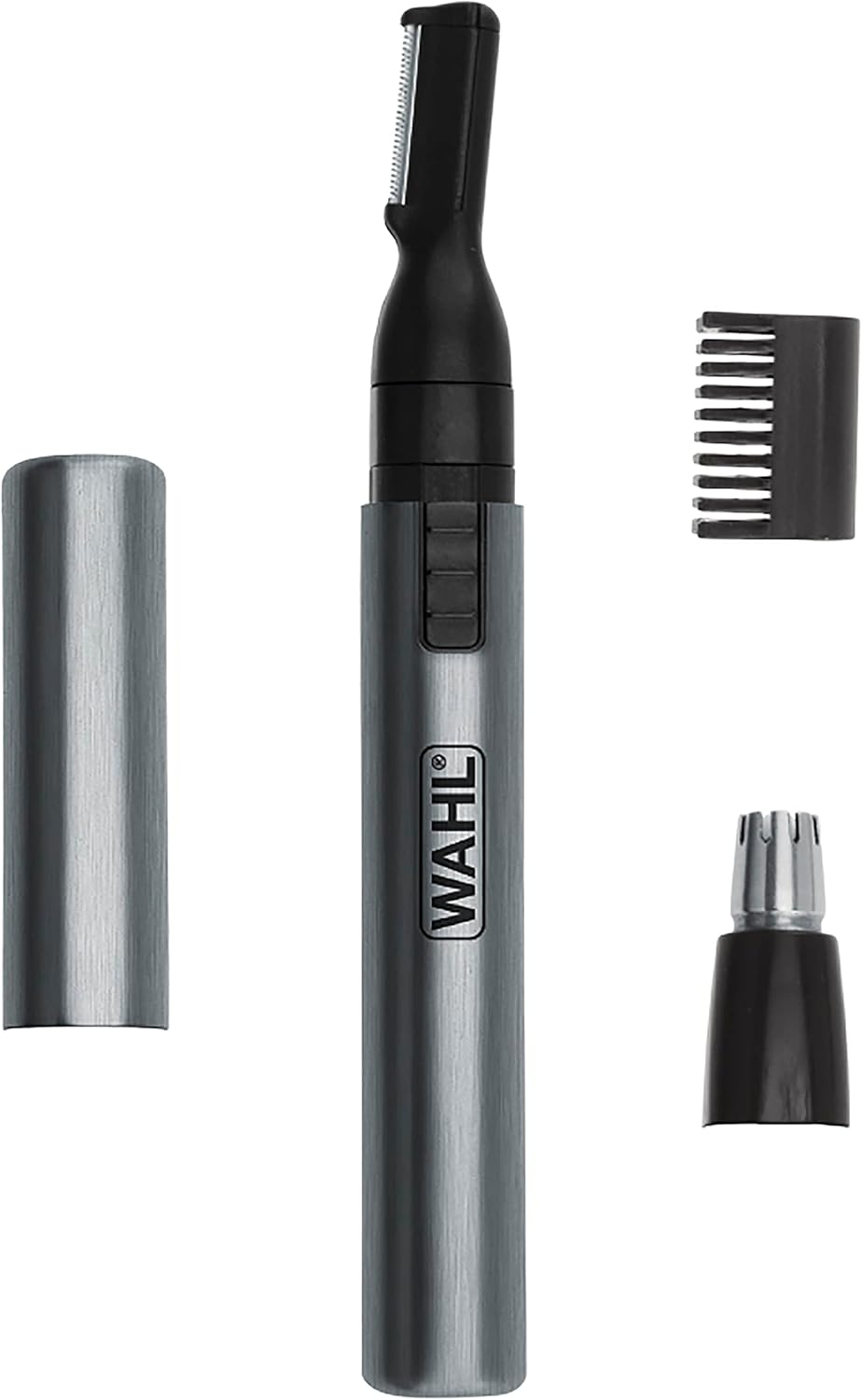 Wahl Micro Groomsman, Men's Personal Detail Trimmer Nose Ear Eyebrow Sideburns, Battery Travel Hair Clipper