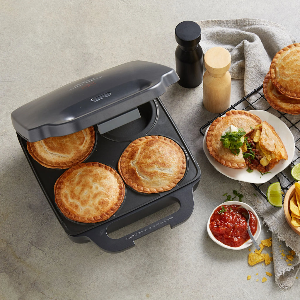 Sunbeam Pie Maker Electric Homemade Frozen Pie Machine Deep Dish Pastry Cooker Non-Stick