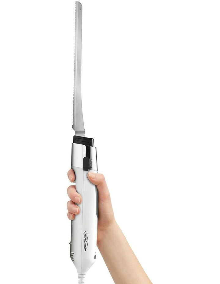 Sunbeam Electric Knife Meat Carving Cutting Knives Bread Ham Roast Cheese Home