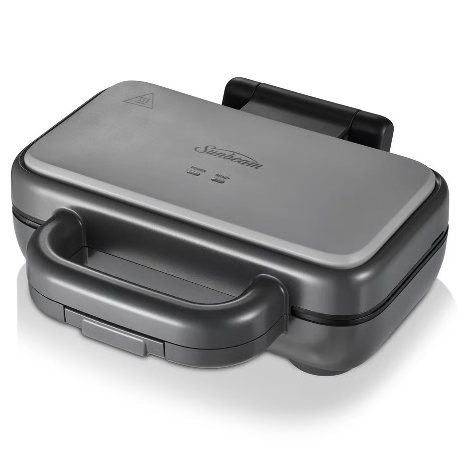 Sunbeam 2-Slice Toastie Maker Fast Heat Up Deep Dish Jaffle Toast Sandwich Press - Home Kitchen Appliance Grill