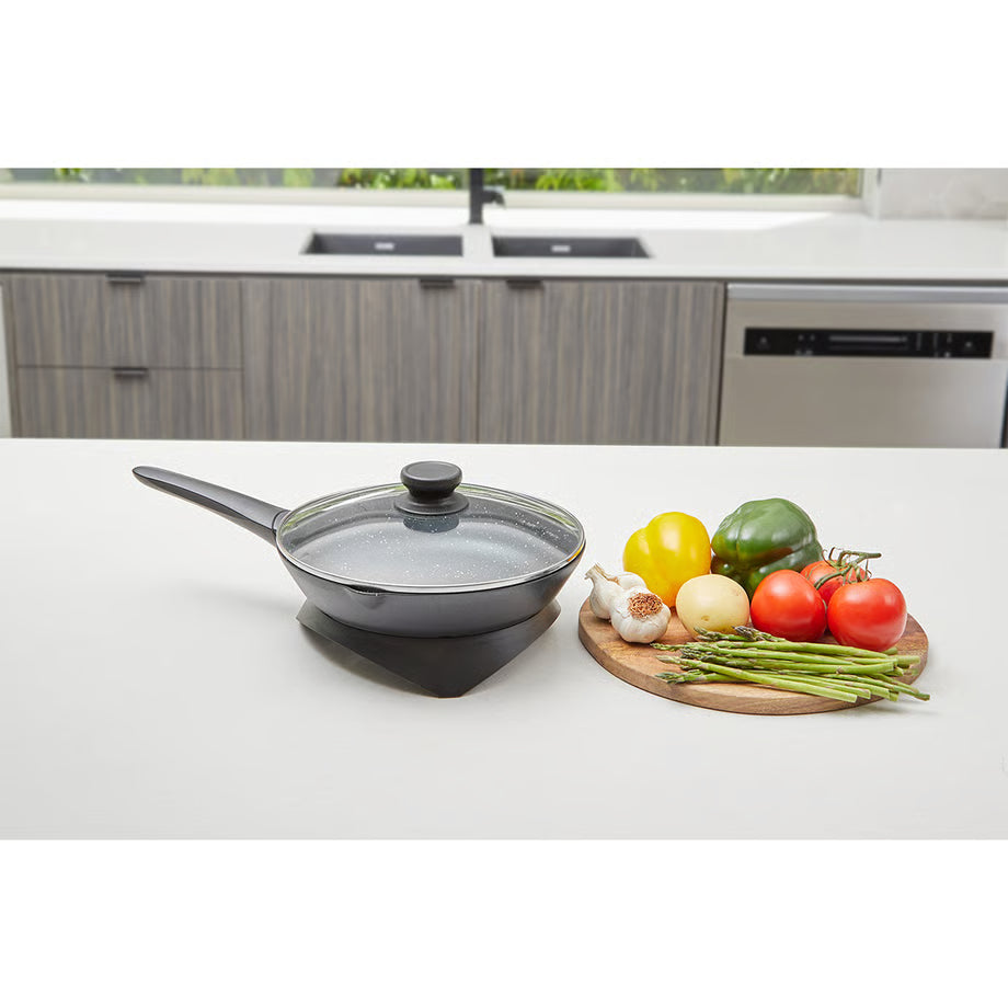 Westinghouse Electric Skillet Frypan Wok Non-Stick Frying Pan Cooking Pot 26cm, Home Kichen Appliance