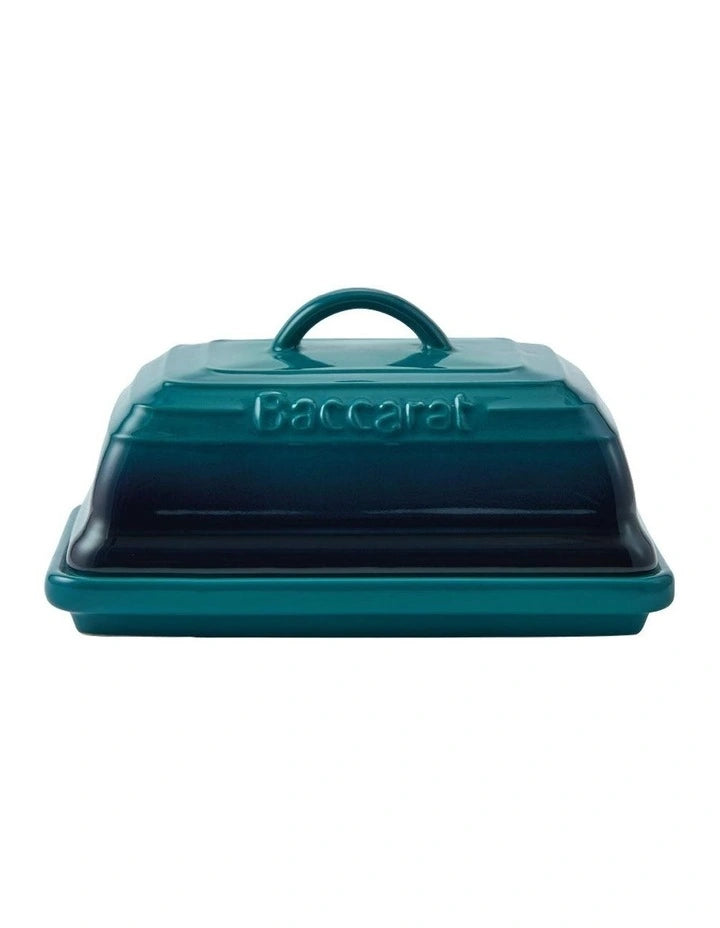 Baccarat Le Connoisseur Butter Dish | Kitchen Butter Dish Keeper | Stone Container Storage | Microwave and Fridge Safe