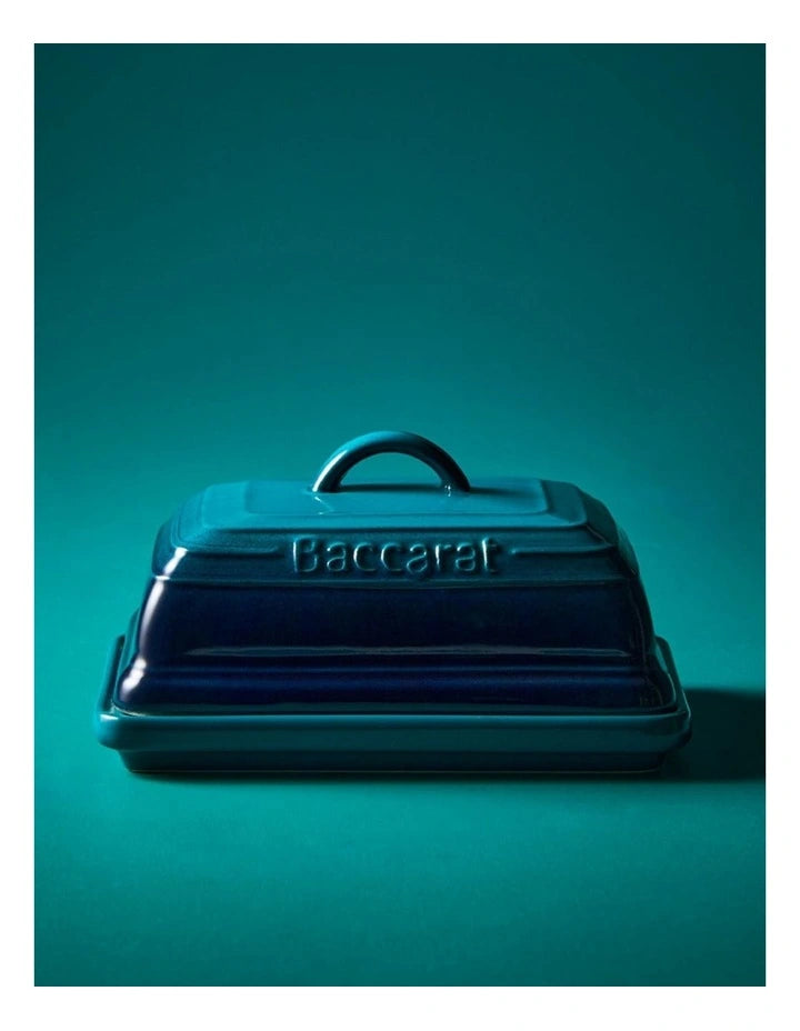 Baccarat Le Connoisseur Butter Dish | Kitchen Butter Dish Keeper | Stone Container Storage | Microwave and Fridge Safe