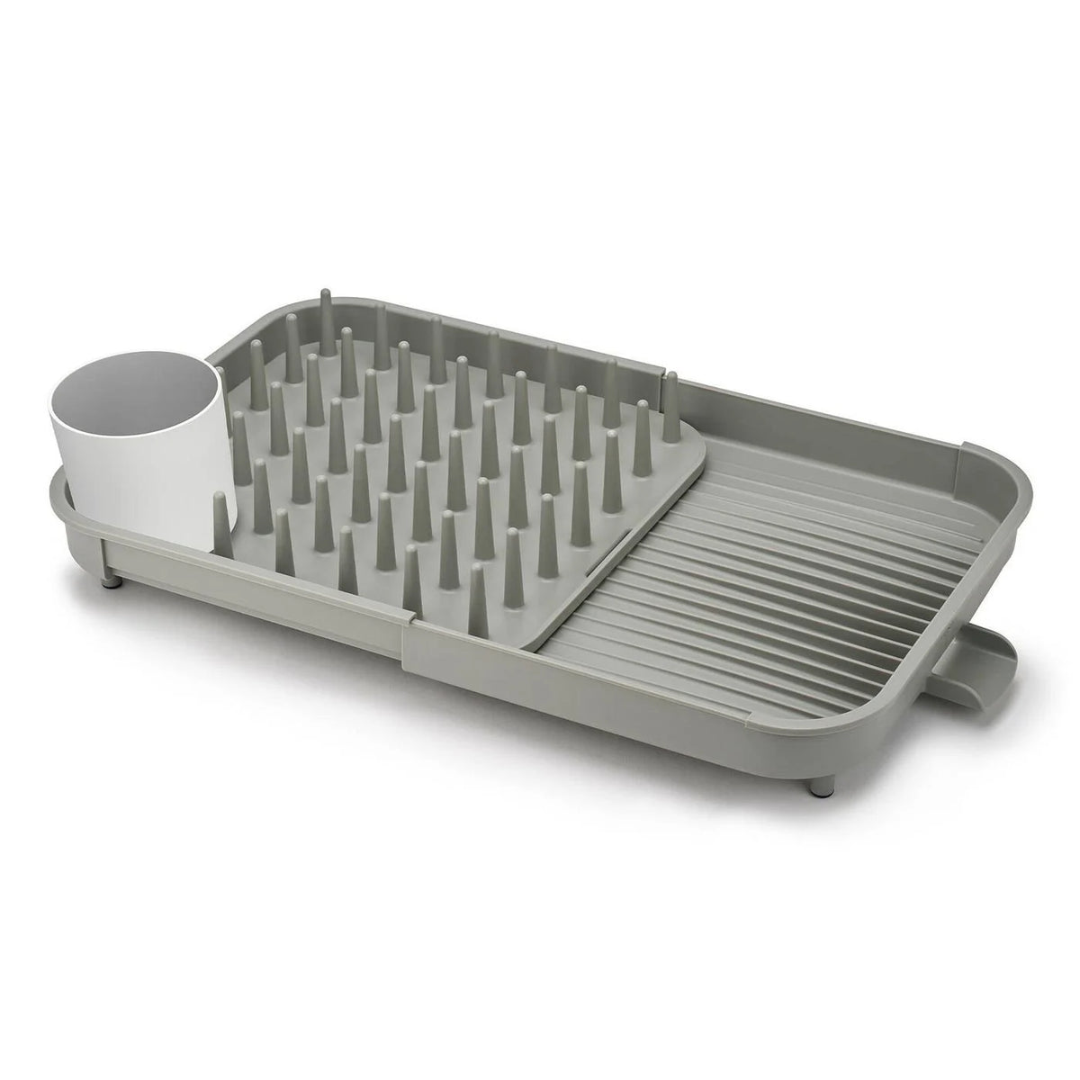 Joseph Joseph Expandable Dish Drying Rack | Plate Bowl Drainer Cutlery Holder | Kitchen Organizer Storage