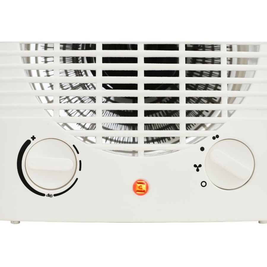 Electric Indoor Heater 2000W Upright Fan Heater 2 Heat Adjustable Thermostat Overheat Protection