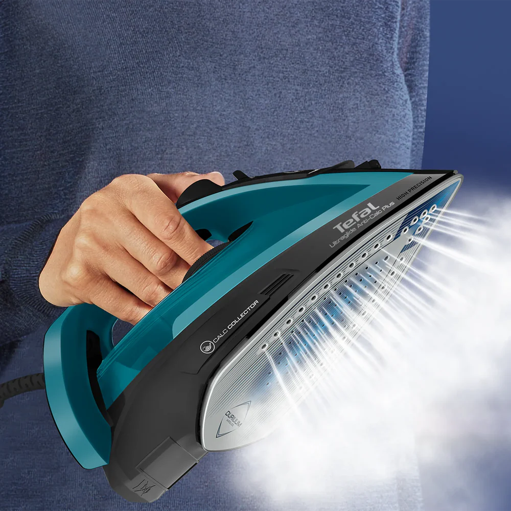 Tefal Steam Iron Anti-Calc 2400W Fast Heat-Up Garment Ironing Clothing Pant Dress Clothes Dressing Schoolwear