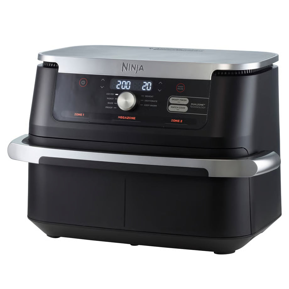 Ninja Air Fryer Dual Basket | 2x 5.2L Double Tray Airfrying Healthier Cooking | Air Roast Dehydrate