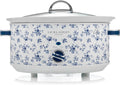 Laura Ashley 6.5L Slow Cooker, 3 Heat Settings Removable Ceramic Cooking Pot, Electric Home Appliance Cooker