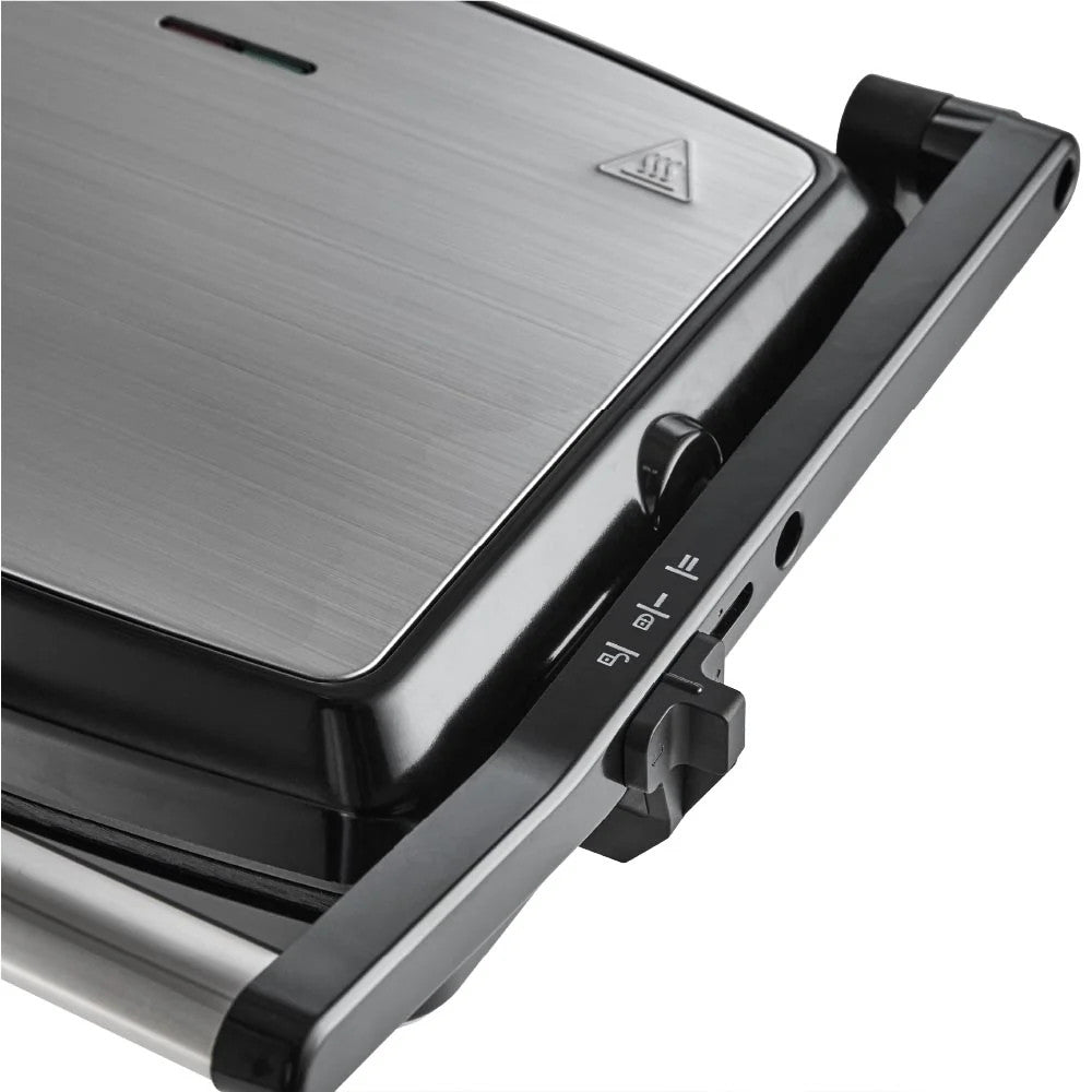 Sandwich Maker 4 Slice Electric Toastie Panani Press Non-Stick Hotplate Grill FROA Free Focaccias Bread Toasting