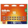 Gillette | Fusion Power | Razor Blades |10 Pack | Shaving