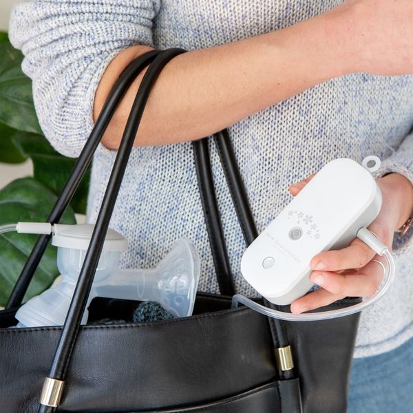 New Beginnings Single Electric Breast Pump | Quiet Compact Breast Milk Lactation System