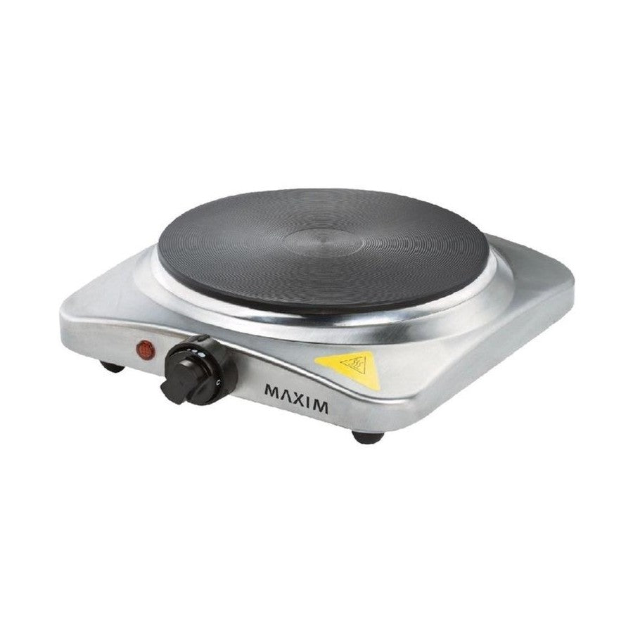 Maxim Single Portable Cooktop & Hotplate | Single Plate Induction Stove | Cast Iron Heating Element | Stainless Steel