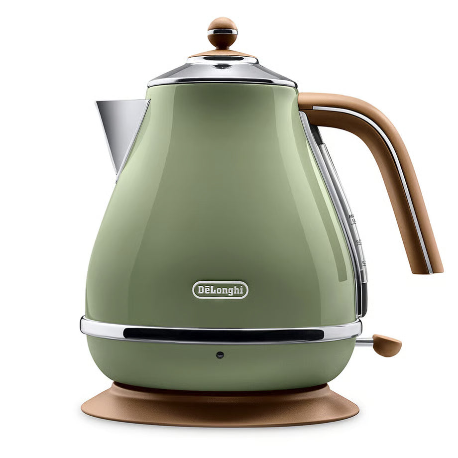 Delonghi Vintage Toaster and Kettle Set 2 Slice Toaster, 1.7L Kettle Hot Water Jug Boiler Wedding Gift Set