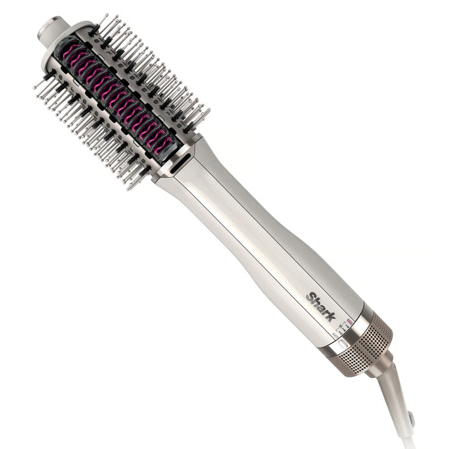 Shark Heated Hair Blow Dry Brush Womens Straightener Comb Smoother Wet to Dry Volumiser