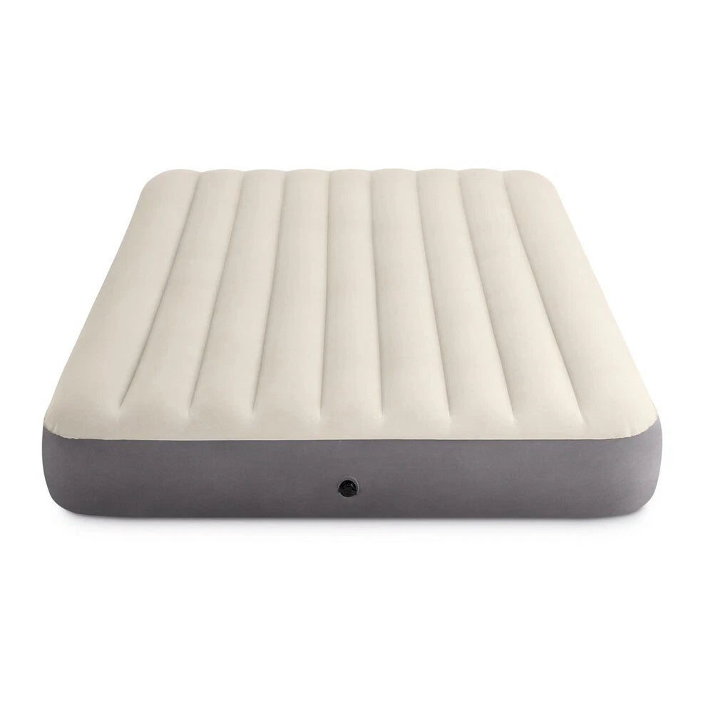 Intex Airbed Inflatable 25cm Air Bed Mattress Mat Matress Queen Guest Spare Bedding Portable
