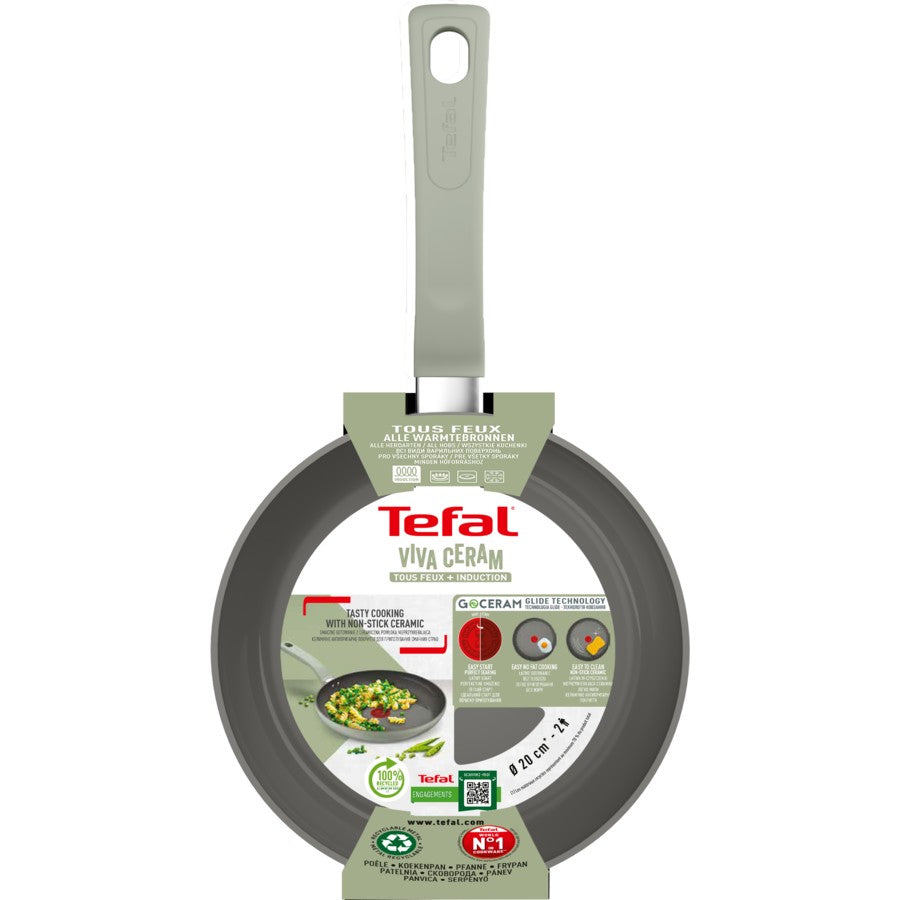 Tefal Ceramic 20cm Mini Frypan Induction Non-Stick Ceramic Frying Pan Fry Pan