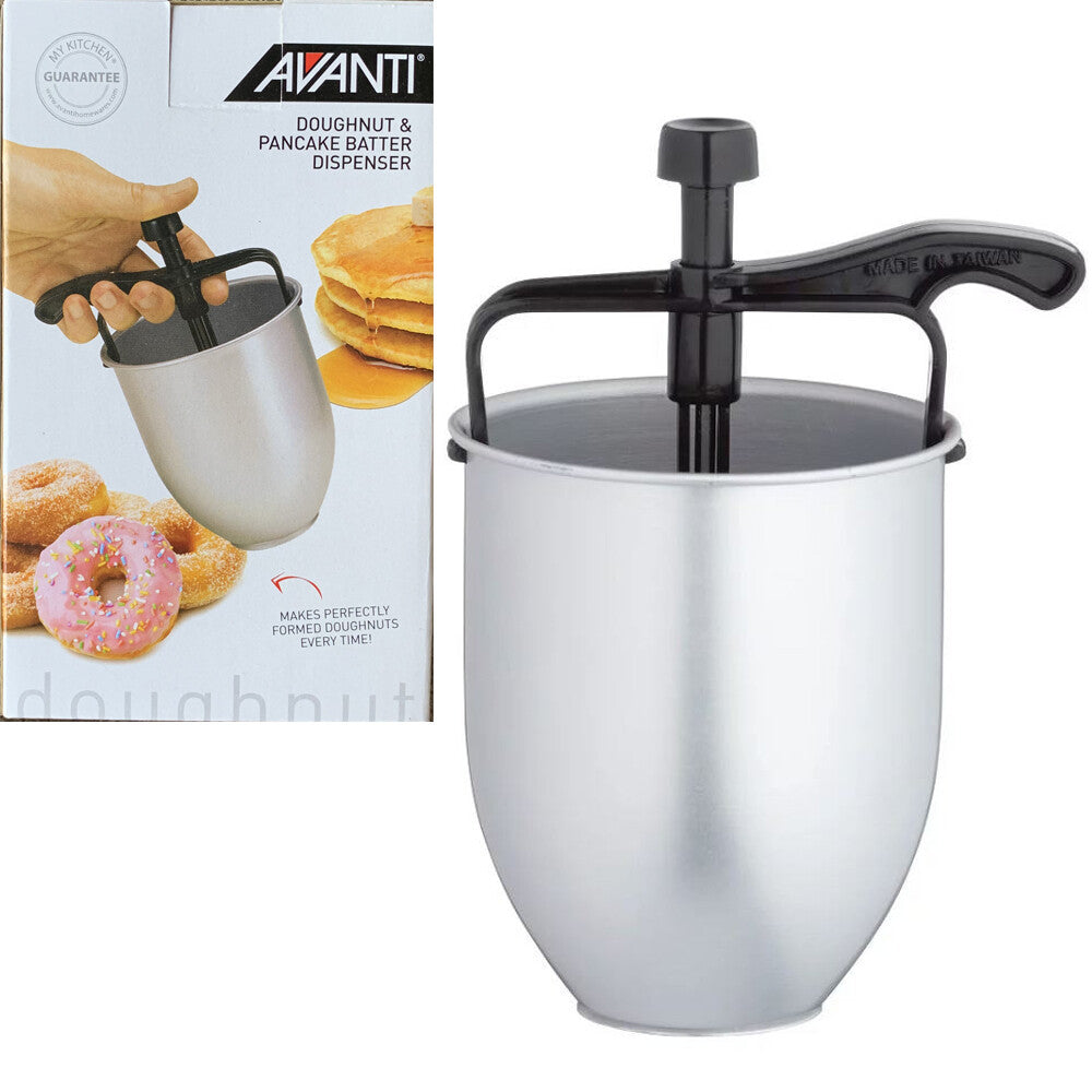 Avanti Pancake Batter Dispenser | Doughnut Dough Pan Cake Crepe Pourer | Aluminium body Lightweight Non-stick