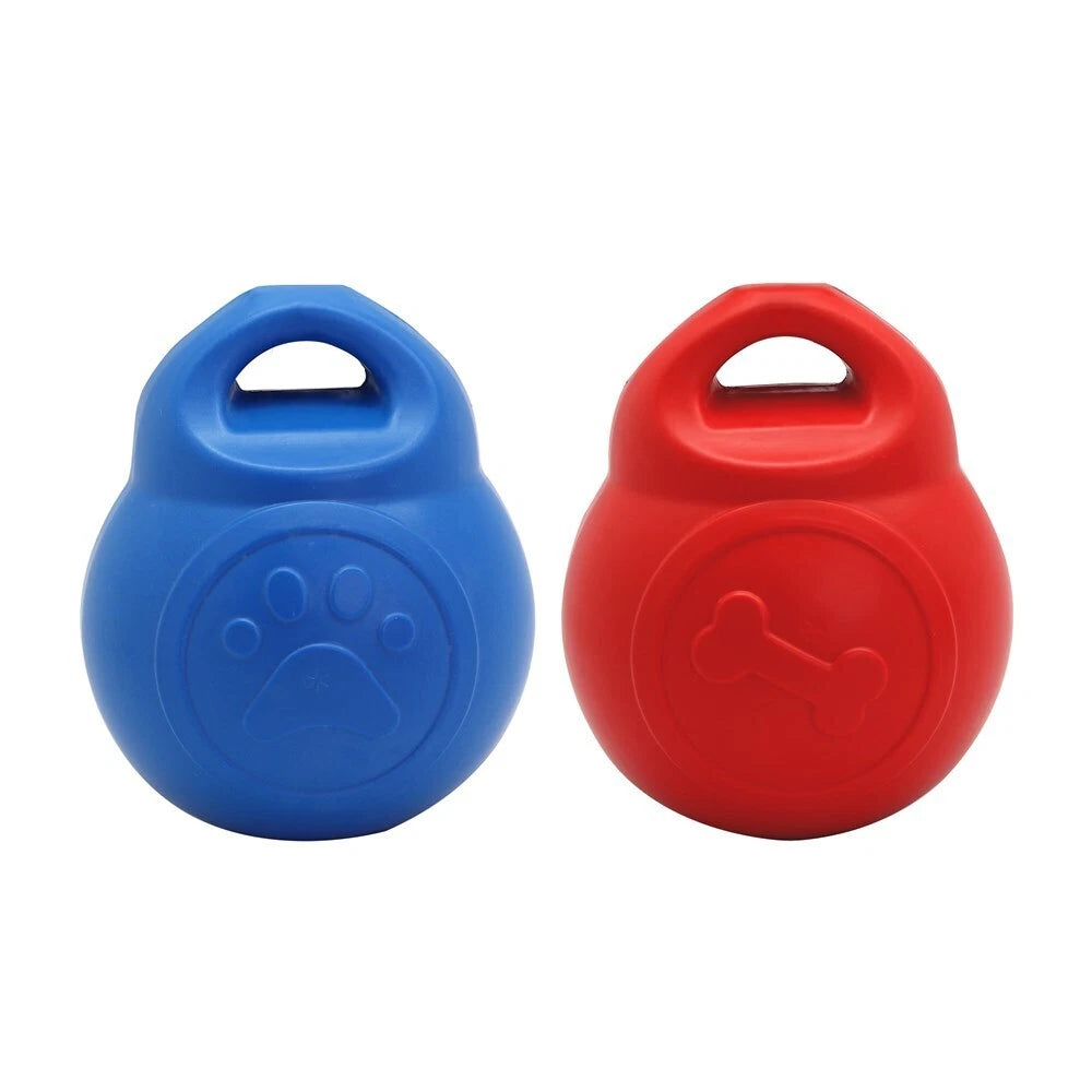 2x Pet Dog Chew Toy Durable Throwing Toy Long Lasting Puppy Chewing Ball 15cm Non-Toxic Outdoor