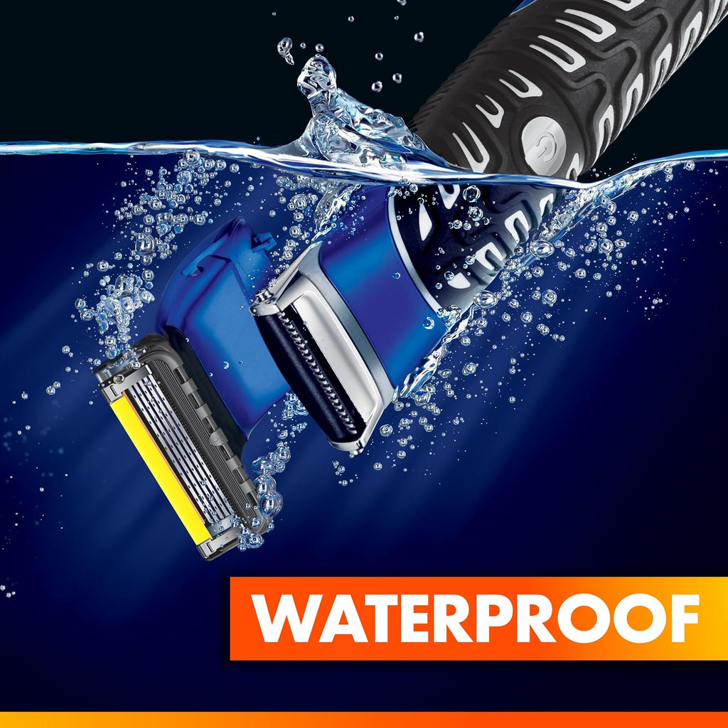 Gillette Fushion Electric 4-in-1 Trimmer, Shave, Edge, Trim and Body Shaver Hair Remover Clipper