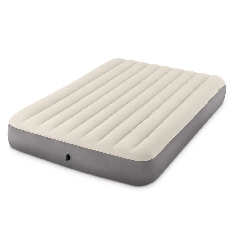 Intex Airbed Inflatable 25cm Air Bed Mattress Mat Matress Queen Guest Spare Bedding Portable