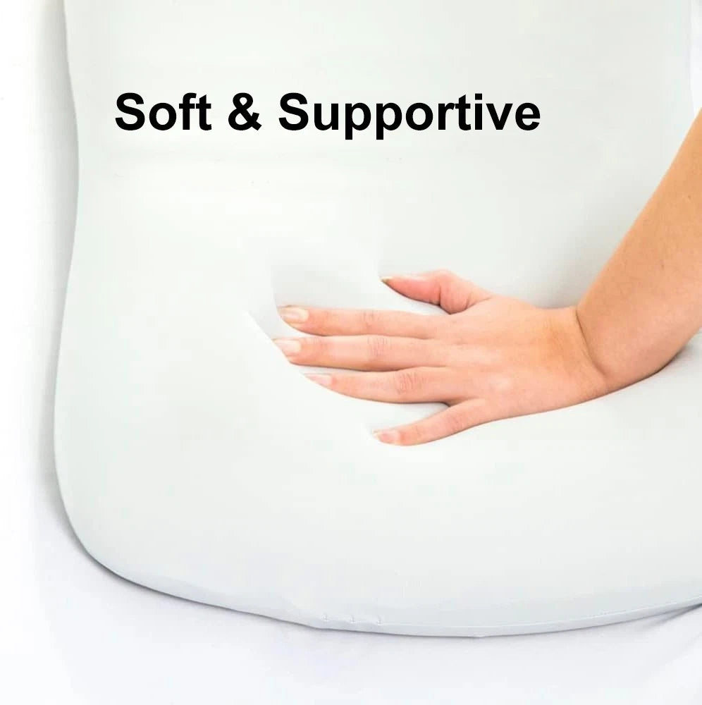 Ergonomic Side Sleepers Pillow | Contoured Back Side Sleeping | Neck Support Pillow
