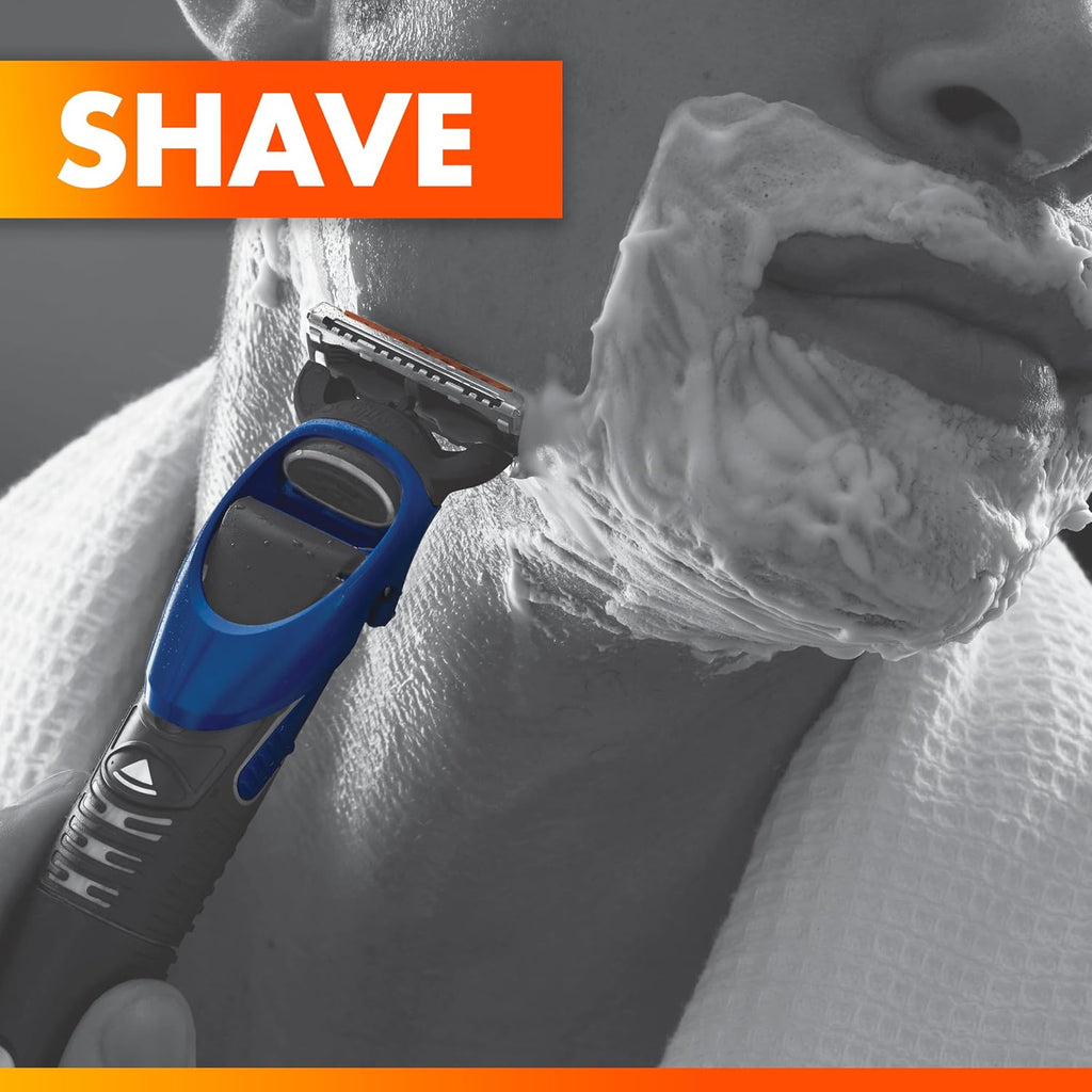 Gillette Fushion Electric 4-in-1 Trimmer, Shave, Edge, Trim and Body Shaver Hair Remover Clipper