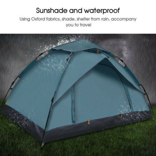 3-4 Person Pop-Up Camping Tent Instant Camp Dome Tent Sleeper Waterproof Shelter