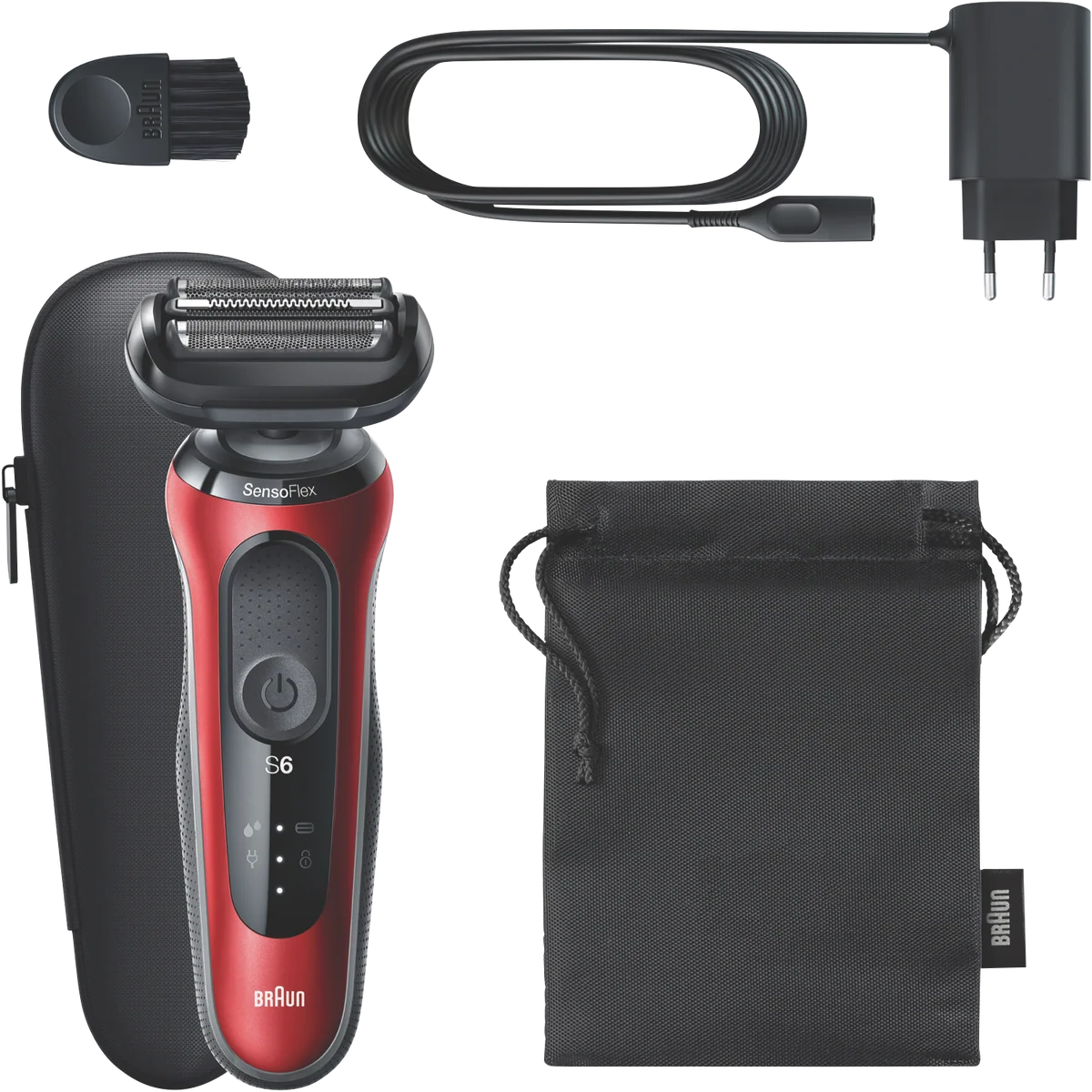 Braun Cordless Electric Shaver Li-Ion Battery, 100% Waterproof Wet and Dry Shaving Razor