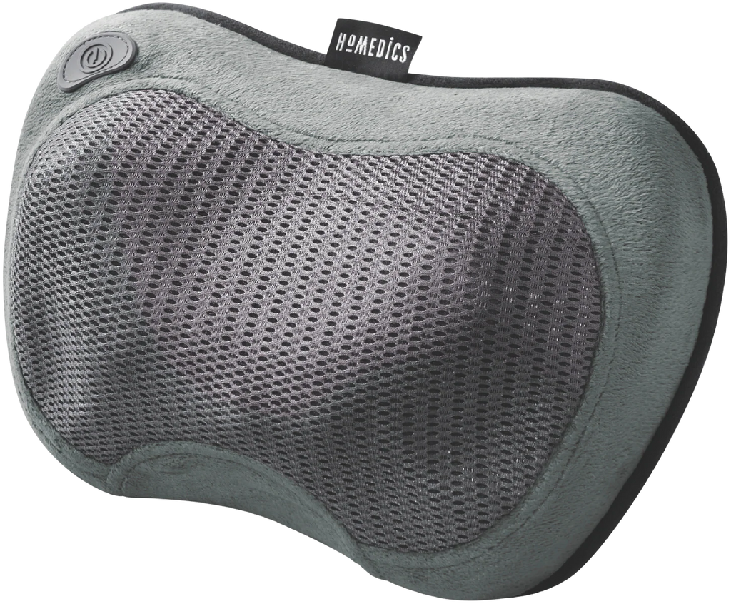 Homedics Portable Soothing Cordless Shiatsu Massager Deep-Kneading Sore Muscles Heating Function Vibration Massage