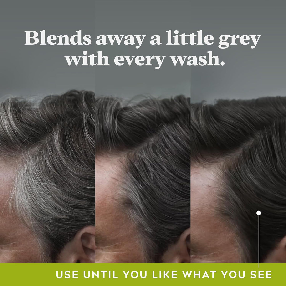 Men's Grey Reducing Hair Colour Shampoo | Just for Men In-Shower Grey Reducing Hair Dye For Men | Home Shower Dying