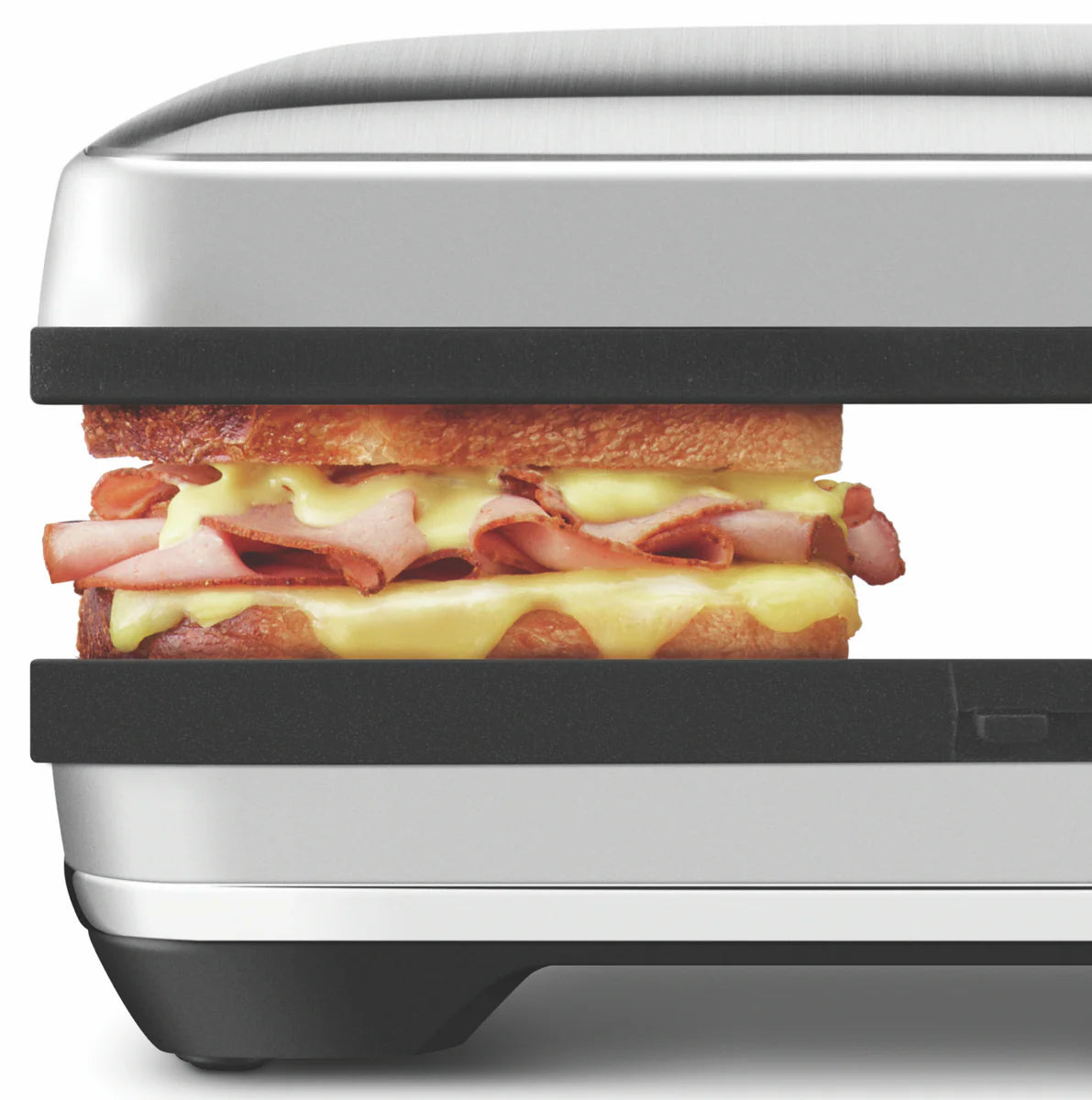 Breville 4 Slice Sandwich Press 2200W Heated Toastie Press Grill Hotplate Non-Stick Cooking Plates