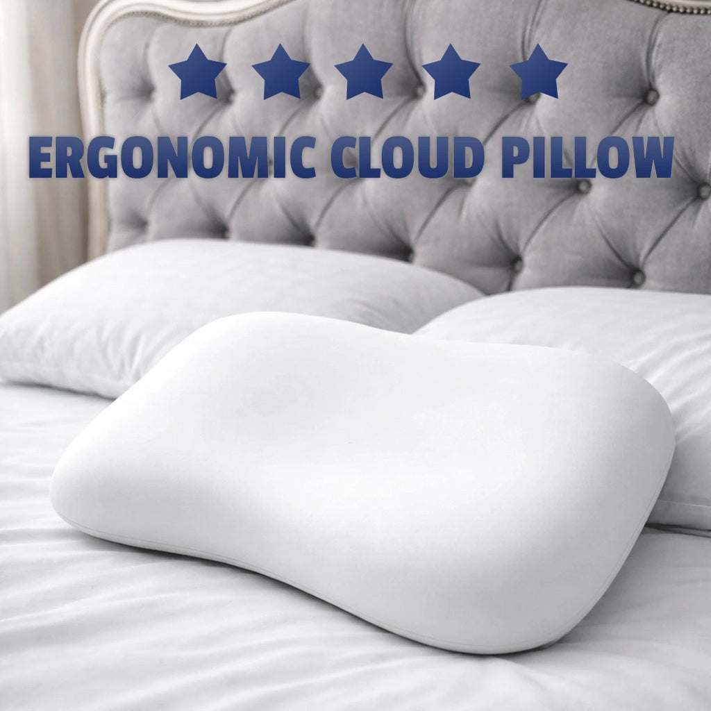 Ergonomic Side Sleepers Pillow | Contoured Back Side Sleeping | Neck Support Pillow