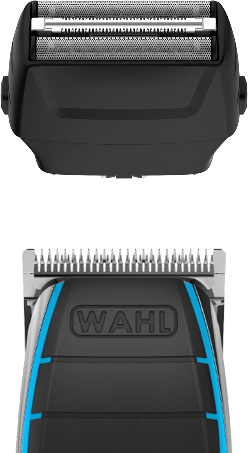 Wahl Clip & Smooth 15 Piece Home Shaver DIY Haircut Head Shaver Buzz Cut Boys Mens Cordless 60min Clipper