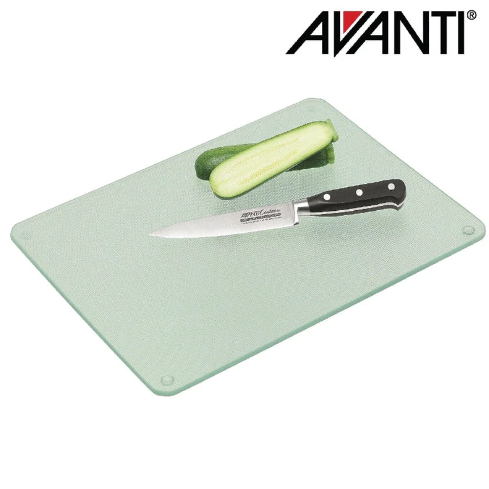 Chopping Board - Hygienic Stain Resistant Durable Tempered Safety Glass Chop Meat Vegetable Cutting Board