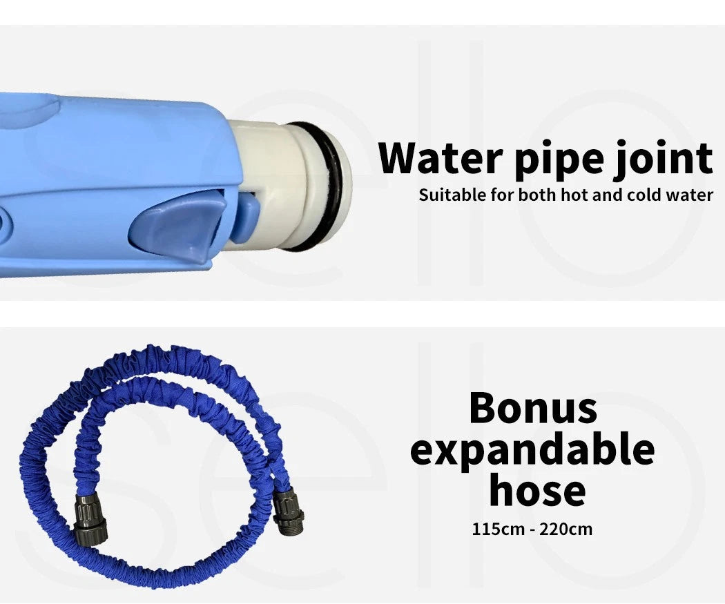 Pet Dog Washer Shower DIY Handheld Hoop Hair Fur Wash Puppy 360 Easy Washing Hoop
