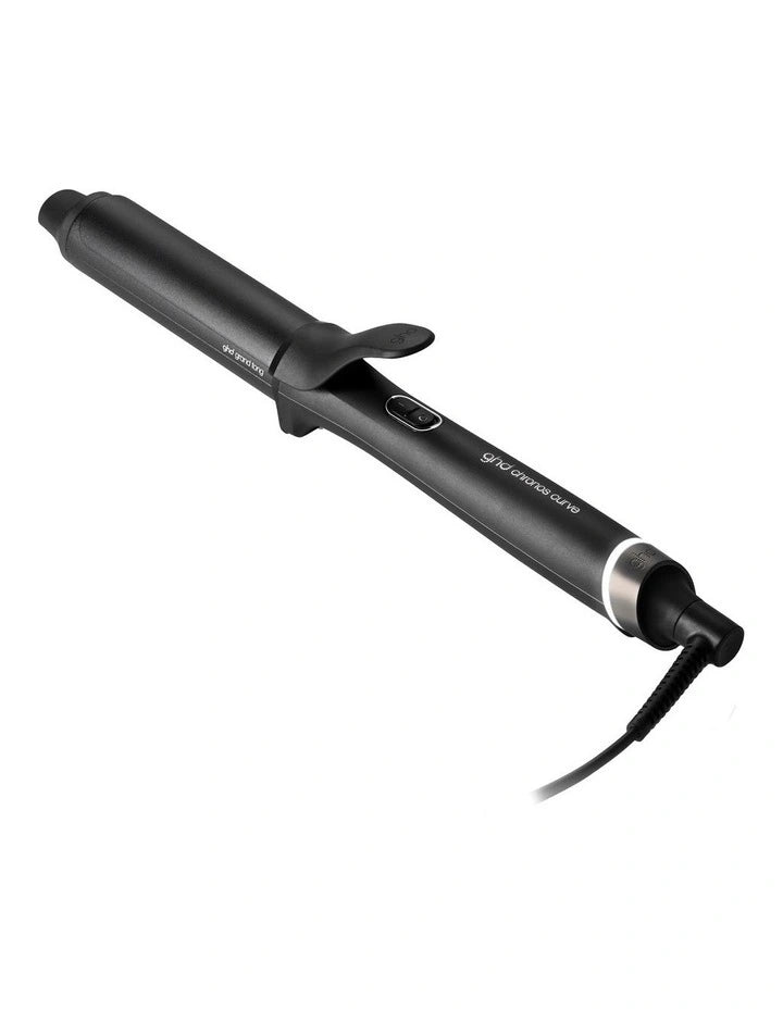 GHD Curve Curling Tong Curler Wand Womens Heated Barrel Medium to Long Hair Frizz-Free Curling Iron