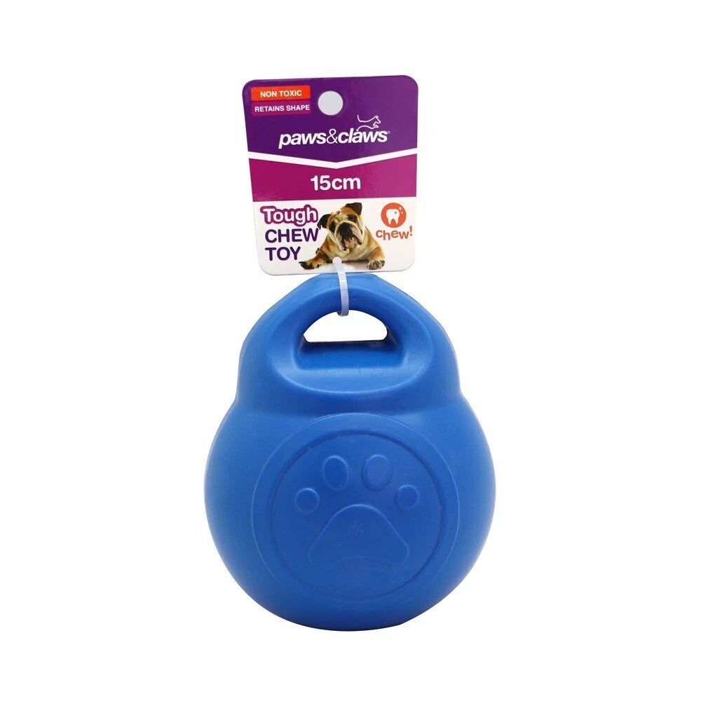 2x Pet Dog Chew Toy Durable Throwing Toy Long Lasting Puppy Chewing Ball 15cm Non-Toxic Outdoor
