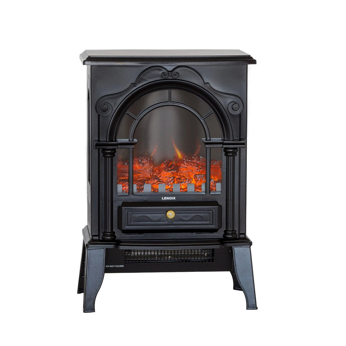 Electric Fireplace Heater Dual Heat Flame Ambience Fire Place Bedroom Lounge 1000W-2000W