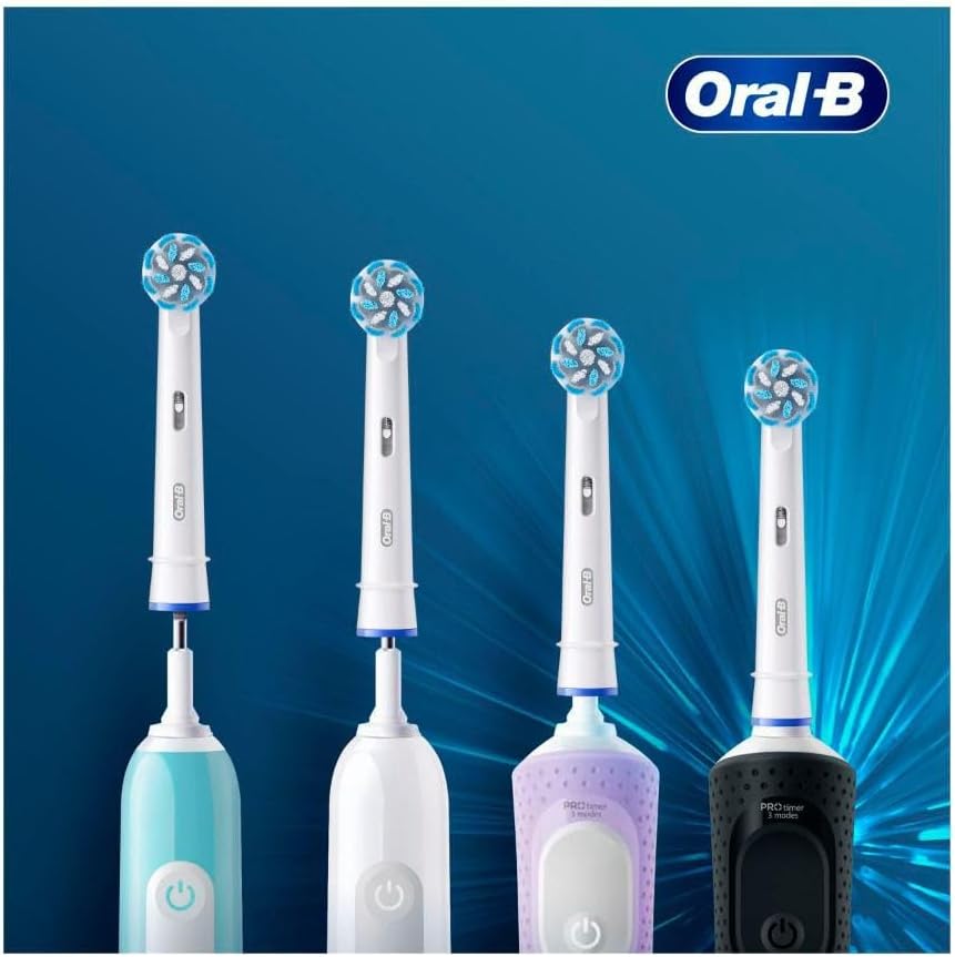 8PK Oral-B Replacement Brush Heads Sensitive Clean Brushing Heads - Fits Most Oral B Brushes