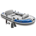 Intex Inflatable 4 Person Boat Water Float Raft River 315cm Sports Fishing Boat with Pump and Oars
