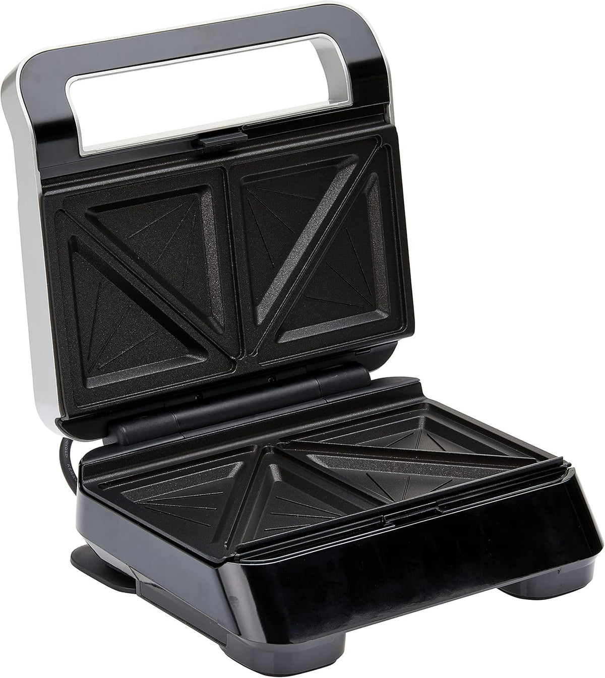 DeLonghi Sandwich Maker Electric Jaffle Press 2 Slice Toastie Machine Portable Home Appliance - Non Stick Removable Washable Plates