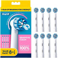 8PK Oral-B Replacement Brush Heads Sensitive Clean Brushing Heads - Fits Most Oral B Brushes