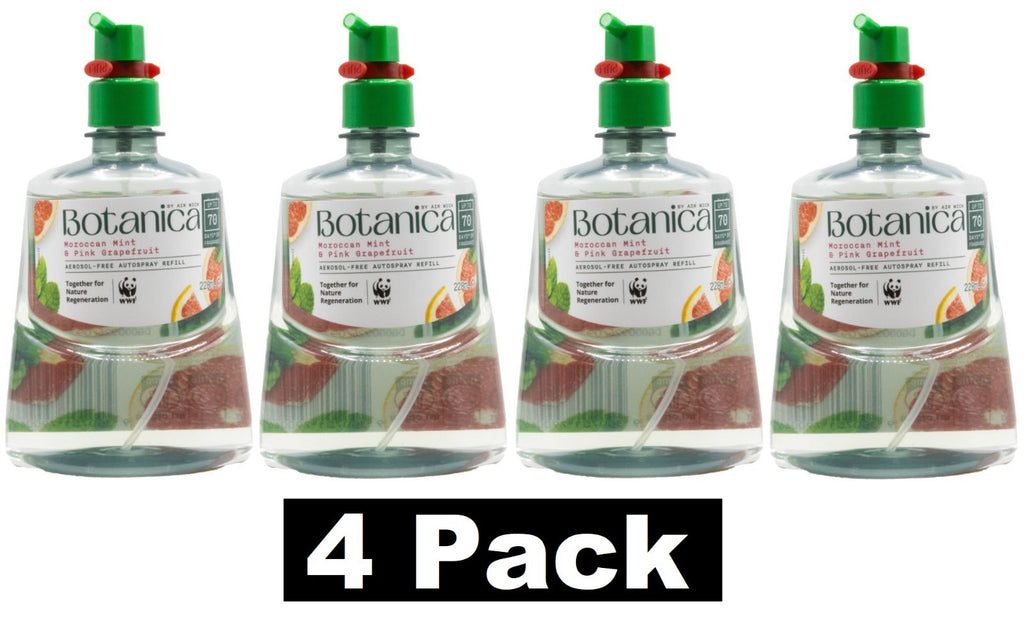 4x Air Wick Autospray Automatic Air Freshener Dispensers Botanica Home Fragrance