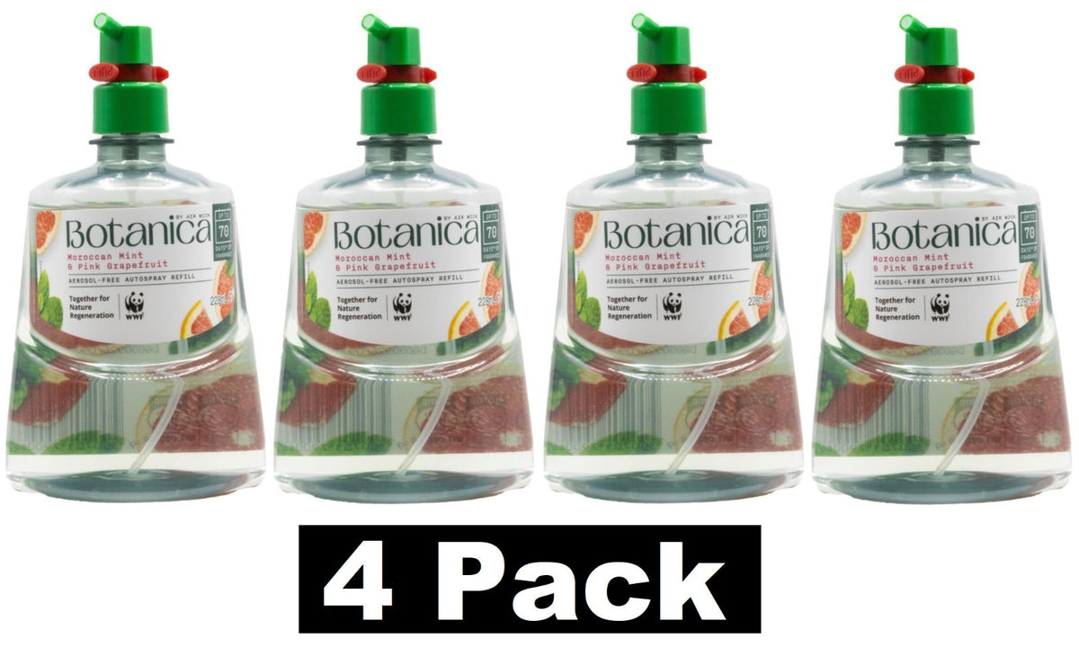 4x Air Wick Autospray Automatic Air Freshener Dispensers Botanica Home Fragrance