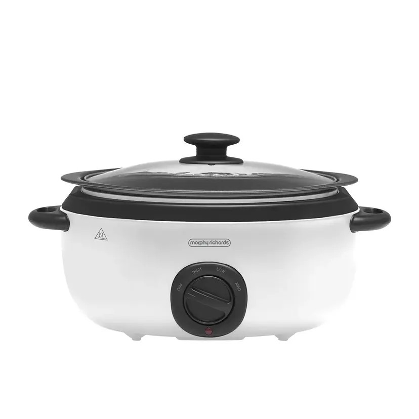 Morphy Richards Sear & Stew Slow Cooker 6.5L Family Meal Cooker 3 Heat Kitchen Cooking
