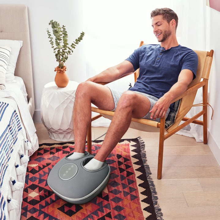 Homedics Shiatsu Heated Foot Massager | Deluxe Heating Feet Soothing Massage