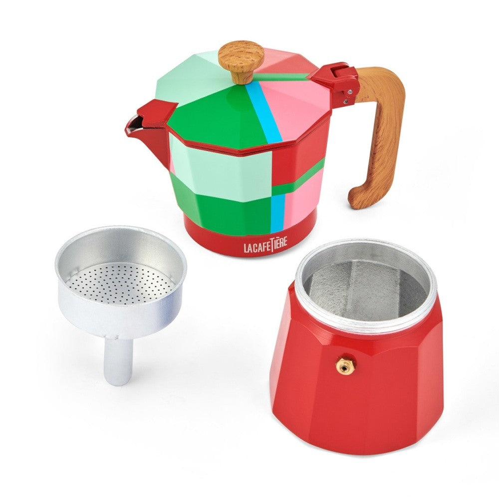 290ml Barista Espresso Maker 6 Cup Homemade Coffee Maker Stovetop Induction Gas - Percolators, Moka Pots & Turkish Coffee Pots